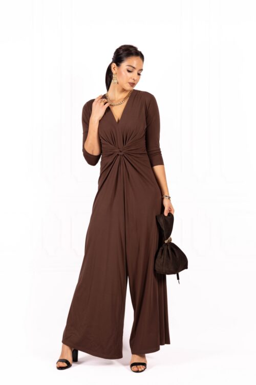 Kombinezon damski LARA Brązowy