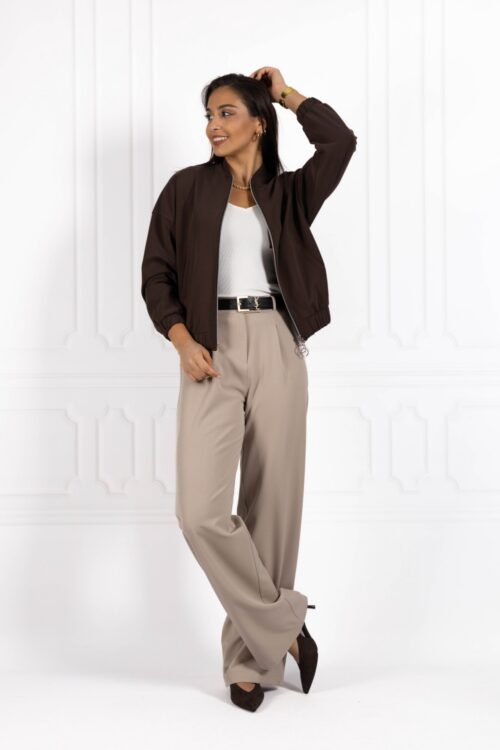 Kurtka bomberka KARO Brązowa