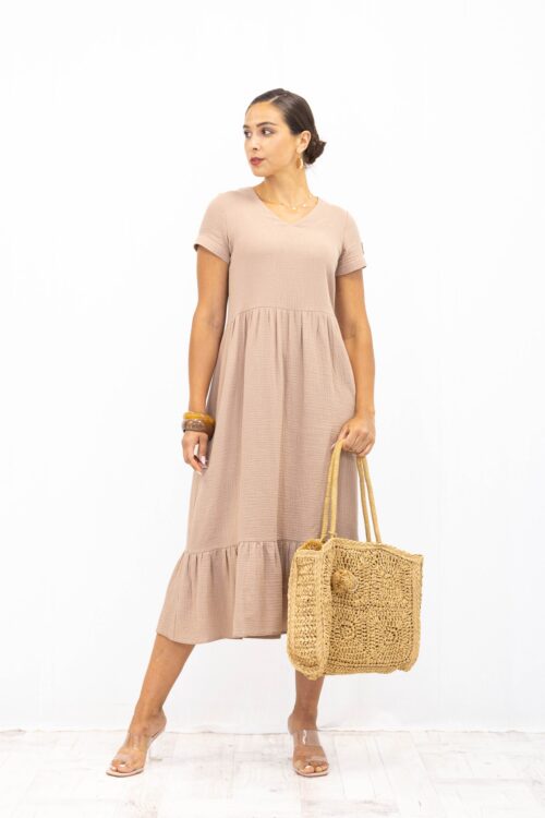 Sukienka LUISA Camel